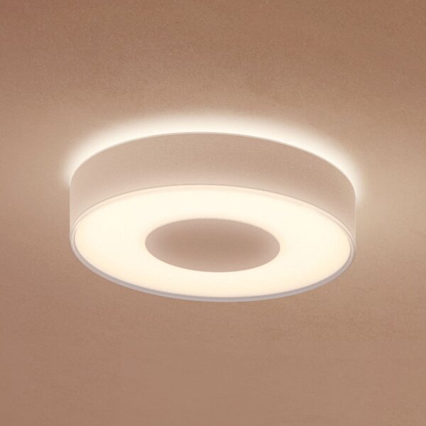 Philips Hue Plafonieră cu LED Xamento alb 38 cm, reglabil, Alb, Baie, Metal, Modern