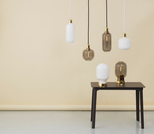 Lustră Pendul Normann Copenhagen, Gri, Camera de zi, Sticlă