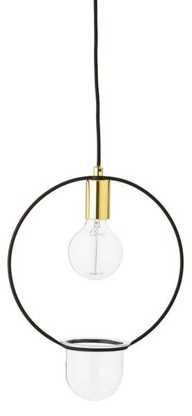 Lustră Pendul Bloomingville, Auriu / Alamă, Camera de zi, Metal