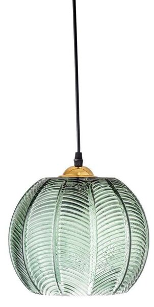 Lustră Pendul Bloomingville, Verde, Camera de zi, Sticlă