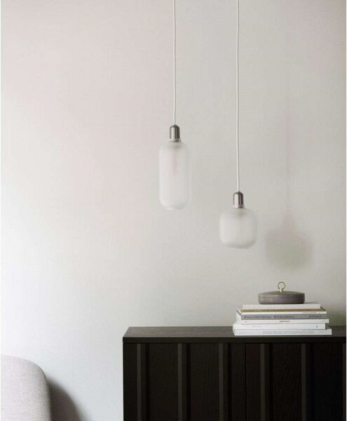 Lustră Pendul Normann Copenhagen, Alb, Camera de zi, Sticlă