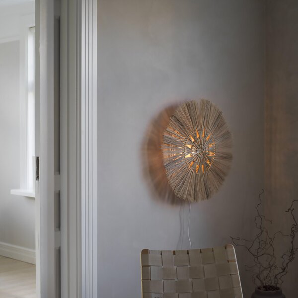 PR Home Amara aplică de perete Ø 80 cm, Lemn, Camera de zi / sufragerie, Lemn
