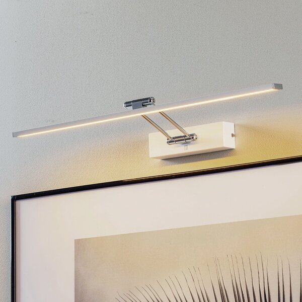 Paulmann Beam Sixty aplică tablou LED pe alb, Alb, Camera de zi / sufragerie, Metal, Modern