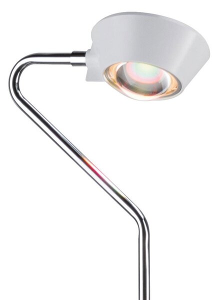 Paulmann Ramos lampă de podea LED, reglabil, Alb, Camera de zi / sufragerie, Plastic, Modern