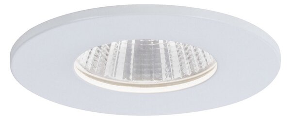 Paulmann Spot de încastrare Calla alb, cu comutator on/off, fix, 4.000 K, Ø 8 cm, Alb, Camera de zi / sufragerie, Plastic, Modern, Corpuri de iluminat încastrate rotunde
