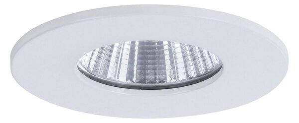 Paulmann Spot de încastrare Calla alb, cu comutator on/off, fix, 4.000 K, Ø 8 cm, Alb, Camera de zi / sufragerie, Plastic, Modern, Corpuri de iluminat încastrate rotunde