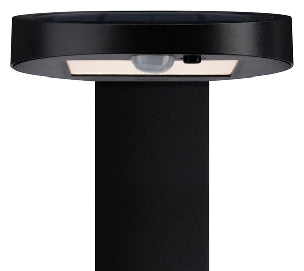 Paulmann lampă LED solară de trotuar Ryse antracit, Negru, Plastic, Modern, Lumini solare