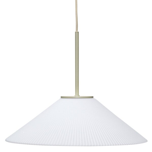 Lustră Pendul Hübsch, Solid, Bej, Sala de mese, Sticlă, Design