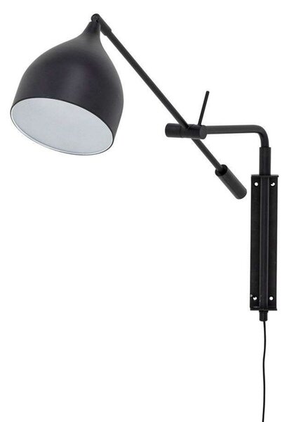 Lampă de perete Bloomingville, Negru, Camera de zi, Metal