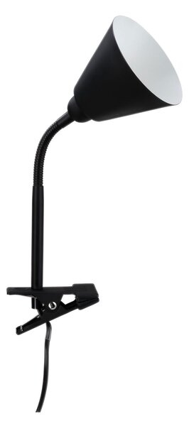 Paulmann Vitis lampă cu clemă, negru, Negru, Camera de zi / sufragerie, Metal, Modern, Corpuri de iluminat cu clemă / cu fișă