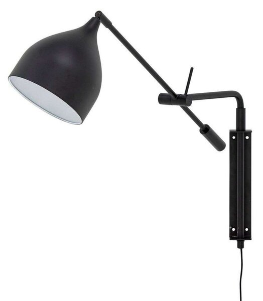 Lampă de perete Bloomingville, Negru, Camera de zi, Metal
