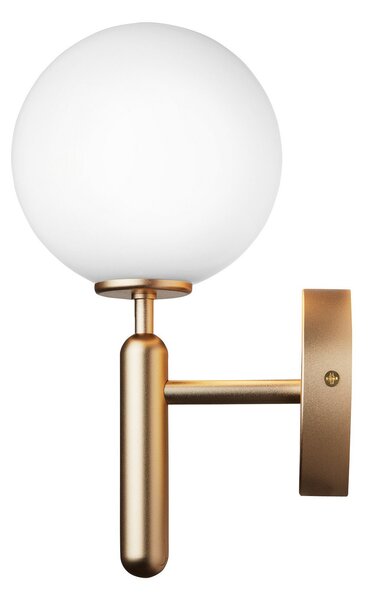 Lampă de perete Nuura Aps, Miira Wall, reglabil, Auriu / Alamă, Camera de zi, Metal, Design