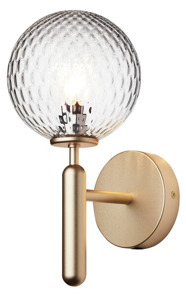 Lampă de perete Nuura Aps, Miira Wall, reglabil, Auriu / Alamă, Camera de zi, Metal, Design