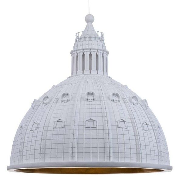 Cupolone Quarantacincinque Lustră Pendul Ø45 White