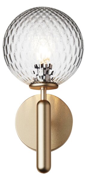Lampă de perete Nuura Aps, Miira Wall, reglabil, Auriu / Alamă, Camera de zi, Metal, Design