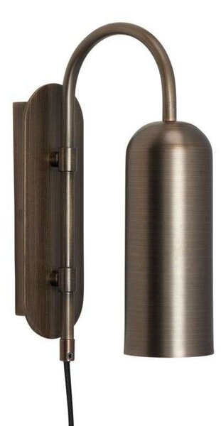 Lampă de perete Hübsch, Auriu / Alamă, Camera de zi, Metal