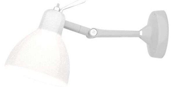 Lampa de perete/plafonieră Luxy H0, albă cu întrerupător