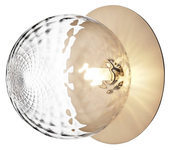 Lampă de perete Nuura Aps, Liila 1 Large, reglabil, Auriu / Alamă, Camera de zi, Sticlă, Design
