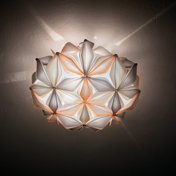 Plafoniere Slamp, La Vie M, reglabil, Bej, Camera de zi, Plastic, Design