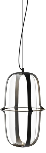 Lustră Pendul kdln, Kooi, reglabil, Negru, Camera de zi, Aluminiu, Design