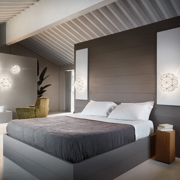 Plafoniere Slamp, La Vie, reglabil, Alb, Camera de zi, Plastic, Design