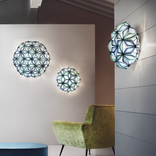 Plafoniere Slamp, La Vie, reglabil, Albastru, Camera de zi, Plastic, Design