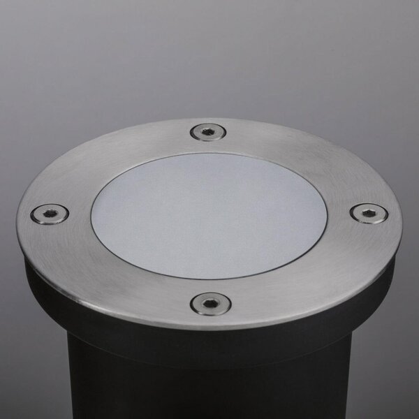 Paulmann Plug & Shine LED lampă de podea încastrată 94228, reglabil, Metalic, Metal, Modern, Corpuri de iluminat încastrate rotunde