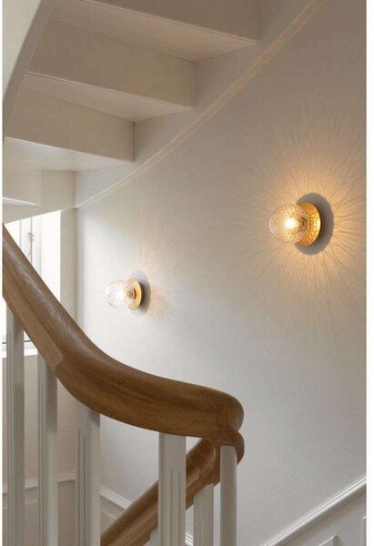 Lampă de perete Nuura Aps, Liila, reglabil, Auriu / Alamă, Baie, Metal, Scandinavă