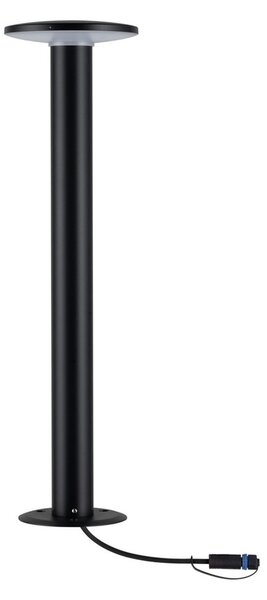 Paulmann Plug & Shine Placă LED lumină de cale 3,000K, reglabil, Negru, Plastic, Modern, Piedestal pentru exterior