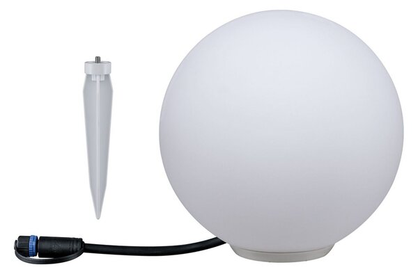 Paulmann Plug & Shine lampă decorativă Globe ZigBee RGBW, reglabil, Alb, Plastic, Modern