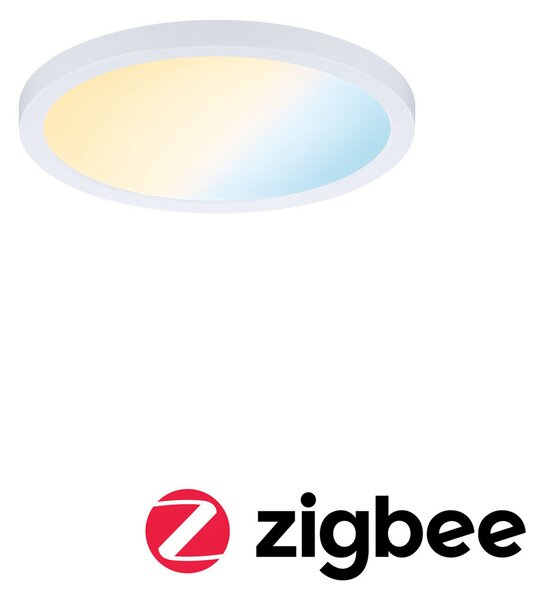 Paulmann panou Areo ZigBee CCT rotund alb 17,5cm, reglabil, Alb, Camera de zi / sufragerie, Plastic, Modern