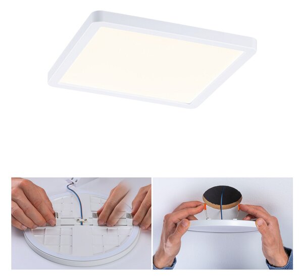 Paulmann panou LED Areo 3000K unghi. 17,5 cm alb, Alb, Camera de zi / sufragerie, Plastic, Modern