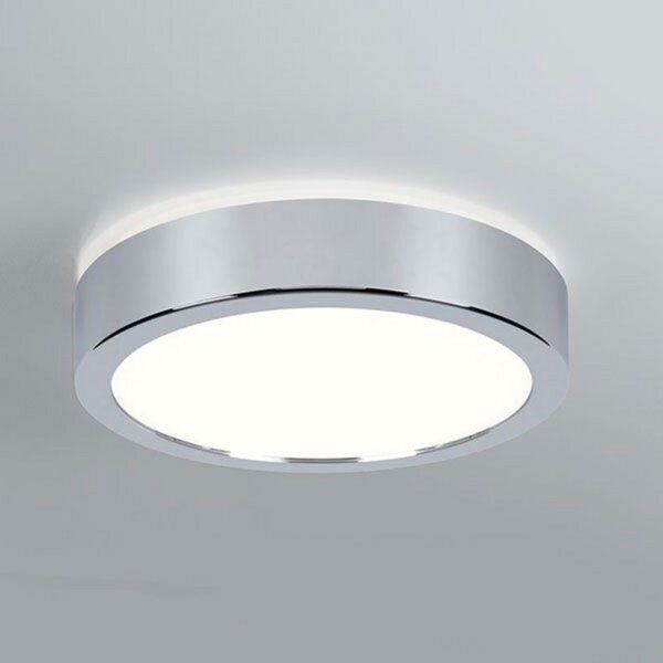 Paulmann Aviar plafonieră LED Ø 22cm crom 4000K, reglabil, Metalic, Baie, Plastic, Modern