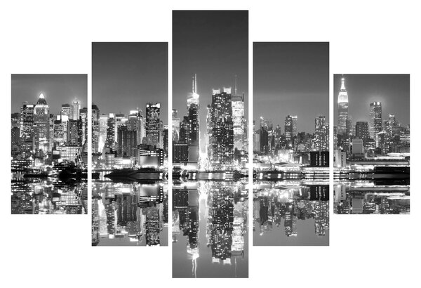 Tablou - New York, alb-negru (150x105 cm)