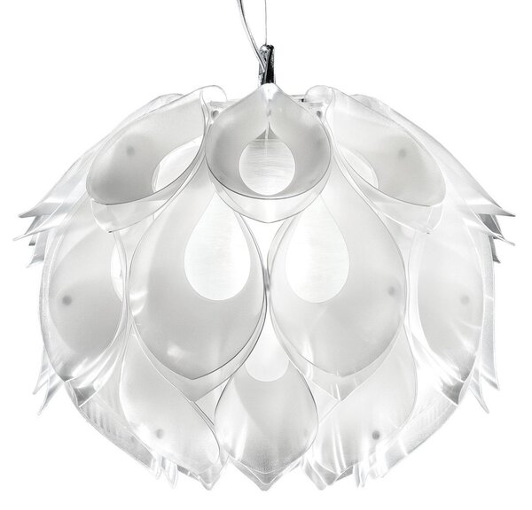 Lustră Pendul Slamp, FLORA, reglabil, Alb, Camera de zi, Plastic, Design