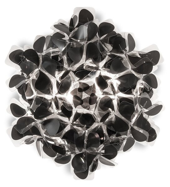 Lampă de perete Slamp, Clizia Mama Non Mama, reglabil, Negru, Camera de zi, Plastic, Design