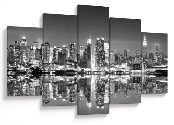 Tablou - New York, alb-negru (150x105 cm)