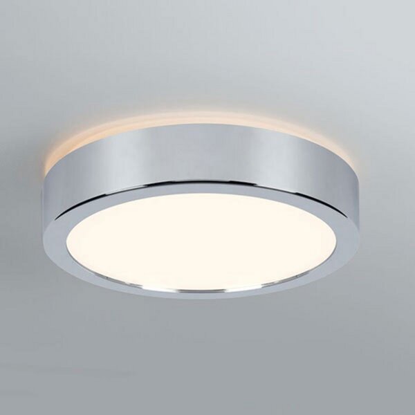 Paulmann Aviar plafonieră LED Ø 22cm crom 3000K, reglabil, Metalic, Baie, Plastic, Modern