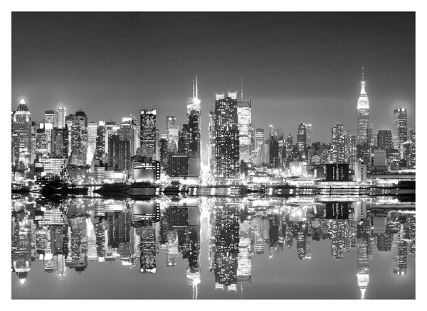 Tablou - New York, alb-negru (70x50 cm)