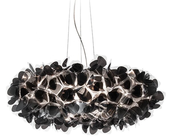 Lustră Pendul Slamp, Clizia Mama Non Mama, reglabil, Negru, Camera de zi, Plastic, Design