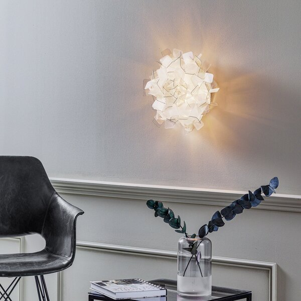 Plafoniere Slamp, Clizia, reglabil, Gri, Camera de zi, Plastic, Design