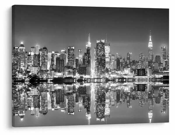 Tablou - New York, alb-negru (70x50 cm)