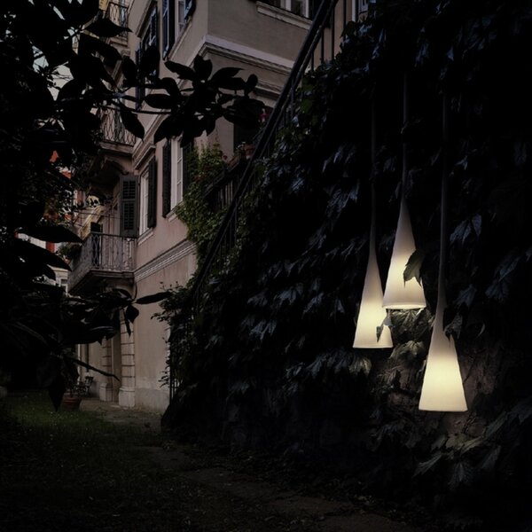 Lampa suspendată de exterior Uto, albă - Foscarini