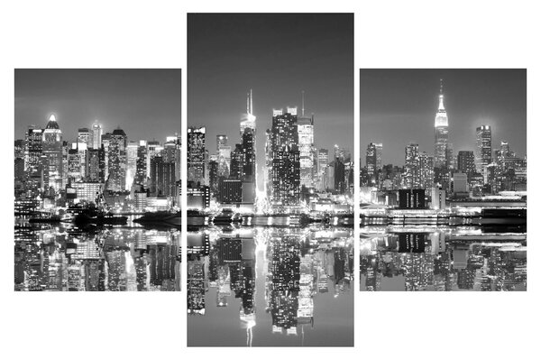 Tablou - New York, alb-negru (90x60 cm)