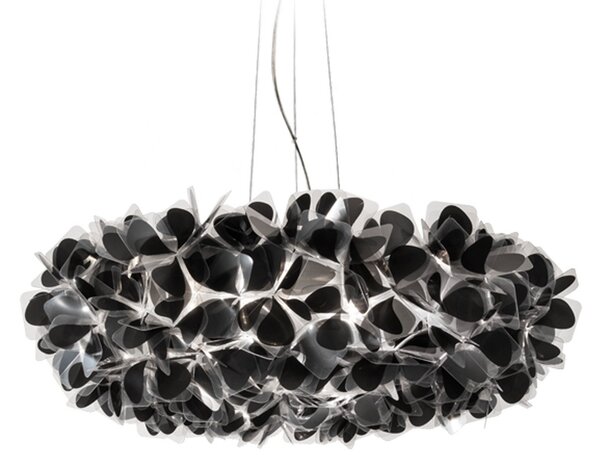 Lustră Pendul Slamp, Clizia Mama Non Mama, reglabil, Negru, Camera de zi, Plastic, Design