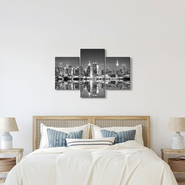 Tablou - New York, alb-negru (90x60 cm)