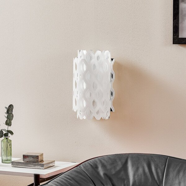 Lampă de perete Slamp, Charlotte, reglabil, Alb, Camera de zi, Plastic, Design