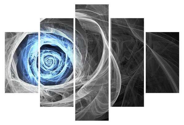 Tablou - Abstract Rose Blue (150x105 cm)