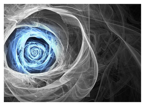 Tablou - Abstract Rose Blue (70x50 cm)