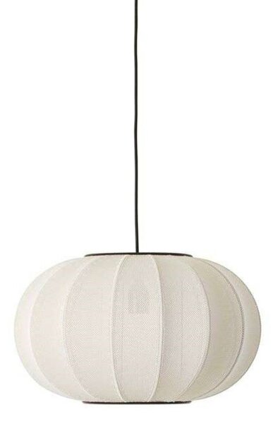 Knit-Wit 45 Oval Lustră Pendul Pearl White - Made By Hand